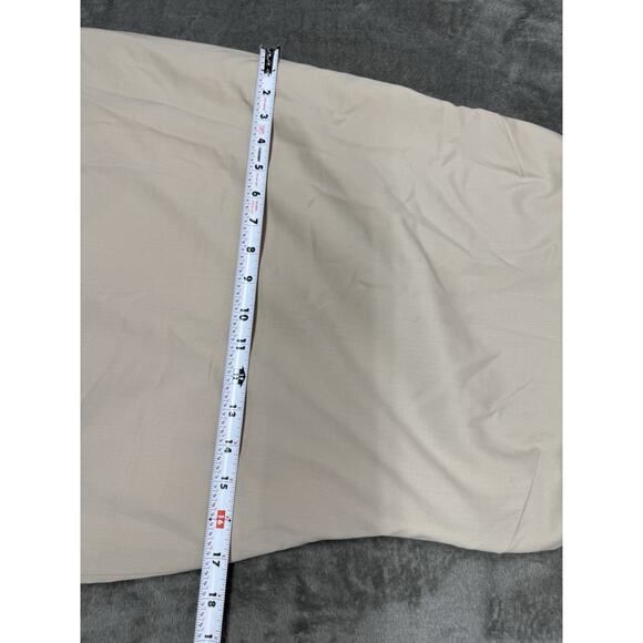 Paloma Wool Teresa Linen Wool Blend Dress Beige Backless Strappy XL - Picture 12 of 15